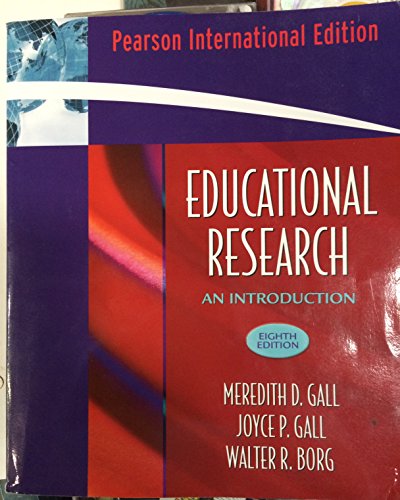 Beispielbild fr Educational Research : An Introduction zum Verkauf von Better World Books Ltd