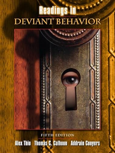 Imagen de archivo de Readings in Deviant Behavior a la venta por Better World Books