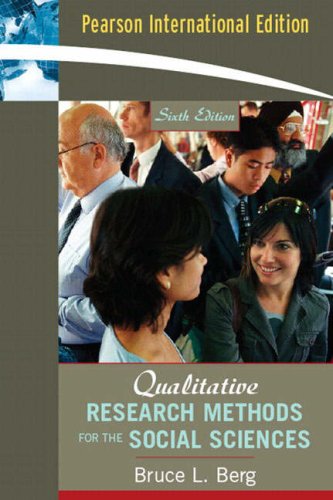 Imagen de archivo de Qualitative Research Methods for the Social Sciences: International Edition a la venta por WorldofBooks