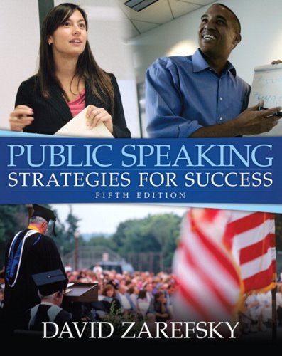 Imagen de archivo de Public Speaking: Strategies for Success a la venta por Goodwill of Colorado
