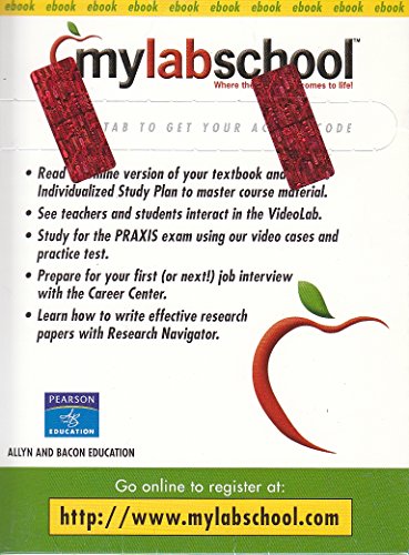 Beispielbild fr Mylabschool Student Access Code Card (Unopened) zum Verkauf von a2zbooks