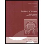 Stock image for Physiology of Behavior [Study Guide for Carlson] for sale by Discover Books