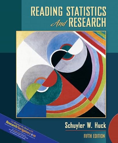 Imagen de archivo de Reading Statistics and Research a la venta por SecondSale