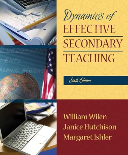 Stock image for Dynamics of Effective Secondary Teaching for sale by Your Online Bookstore