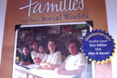 Imagen de archivo de Families and Their Social Worlds a la venta por Better World Books