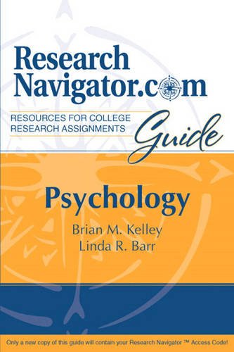 Stock image for Psychology: ResearchNavigator.com Guide (New) for sale by BookHolders