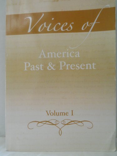 Beispielbild fr Voices of America Past and Present, Volume 2 zum Verkauf von HPB-Red