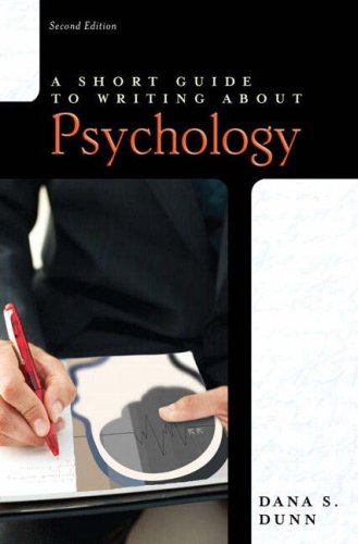 Beispielbild fr Writing about Psychology zum Verkauf von Better World Books
