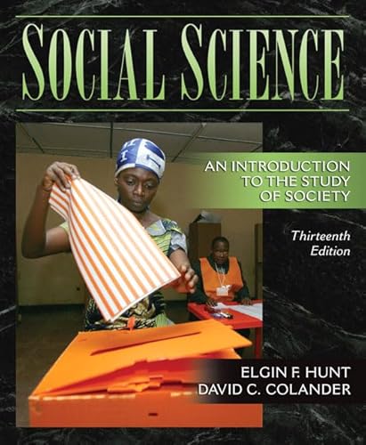 Imagen de archivo de Social Science : An Introduction to the Study of Society a la venta por Better World Books