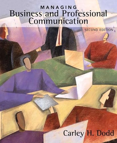 Stock image for Managing Business and Professional Communication for sale by Better World Books