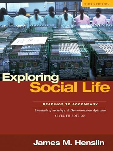 Beispielbild fr Exploring Social Life : Readings to Accompany Essentials of Sociology zum Verkauf von Better World Books