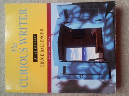 Imagen de archivo de Curious Writer, The, Brief Edition (2nd Edition) a la venta por SecondSale