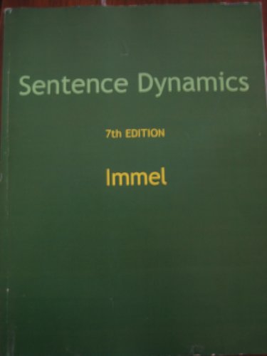 9780205533190: Sentence Dynamics (7th Edition)