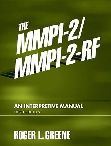 MMPI-2/MMPI-2-RF, The: An Interpretive Manual (9780205535859) by Greene, Roger