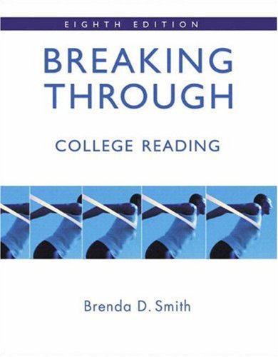9780205538232: Breaking Through: College Reading (Smith Developmental Reading)