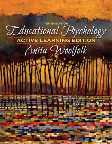 Stock image for Educational Psychology, Active Learning Edition (10th Edition) for sale by SecondSale