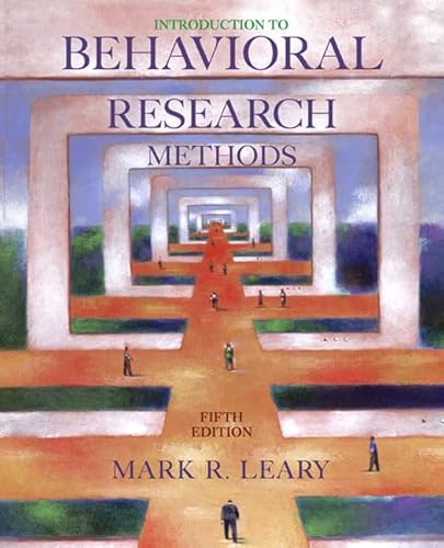 9780205544141: Introduction to Behavioral Research Methods