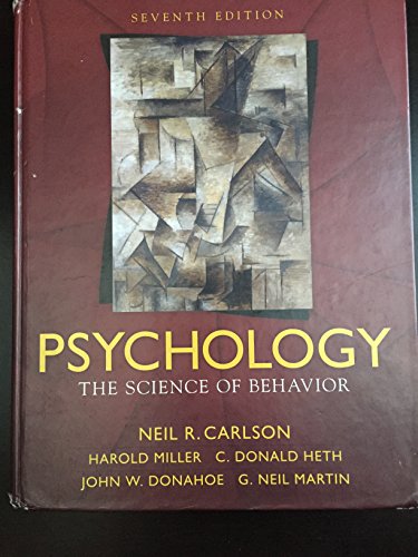 9780205547869: Psychology: The Science of Behavior (7th Edition)