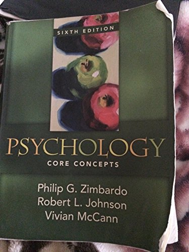 Imagen de archivo de Revel for Psychology : Core Concepts a la venta por Better World Books