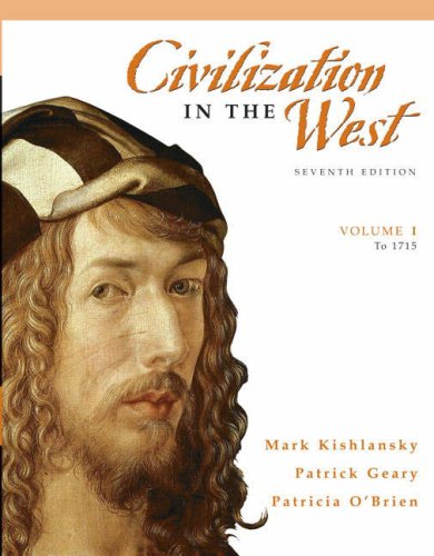 9780205556854: Civilization in the West, Volume 1 (to 1715)