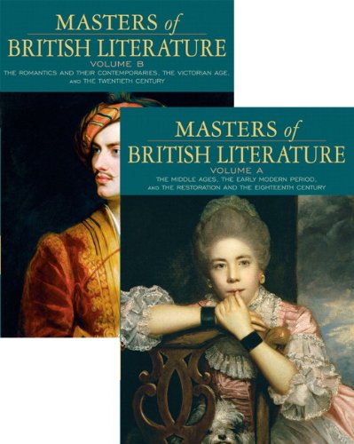 Beispielbild fr Masters of British Literature, Volumes A & B package zum Verkauf von SecondSale