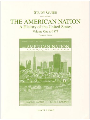 Imagen de archivo de The American Nation: A History of the United States (To 1877) a la venta por Gardner's Used Books, Inc.