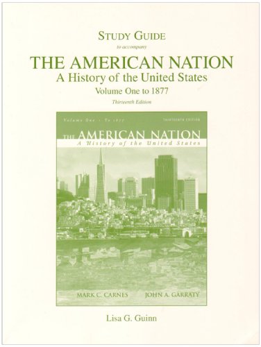 Stock image for The American Nation: A History of the United States (To 1877) for sale by Gardner's Used Books, Inc.