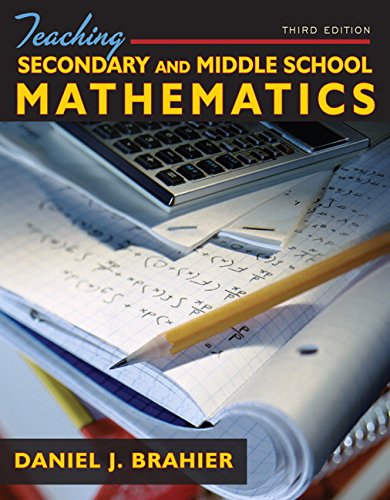 Stock image for Teaching Secondary and Middle School Mathematics (3rd Edition) for sale by SecondSale