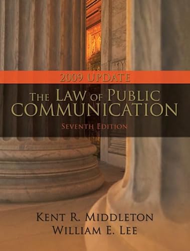 Beispielbild fr The Law of Public Communication: 2009 Update: Seventh Edition zum Verkauf von a2zbooks
