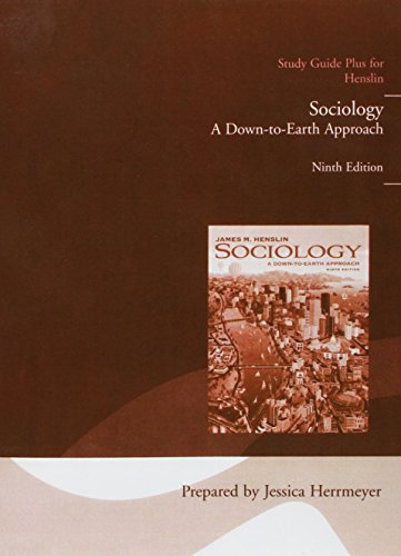 9780205570393: Study Guide Plus for Sociology: A Down-to-Earth Approach