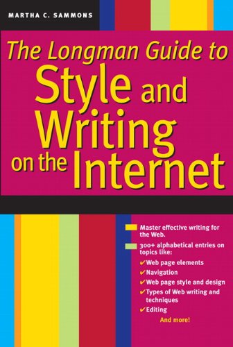 Beispielbild fr The Longman Guide to Style and Writing on the Internet zum Verkauf von Better World Books