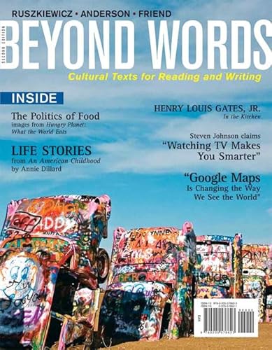 Imagen de archivo de Beyond Words: Cultural Texts for Reading and Writing a la venta por ThriftBooks-Dallas