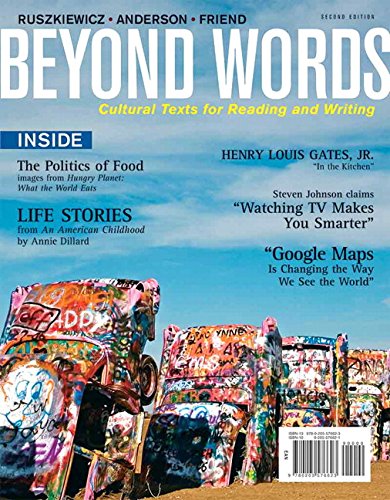 9780205576623: Beyond Words: Cultural Texts For Reading and Writing