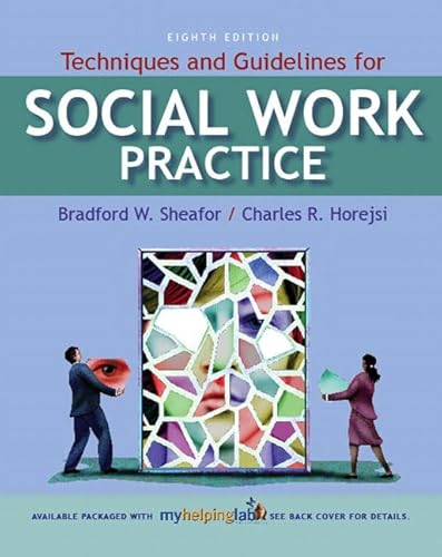 Imagen de archivo de Techniques and Guidelines for Social Work Practice a la venta por Once Upon A Time Books