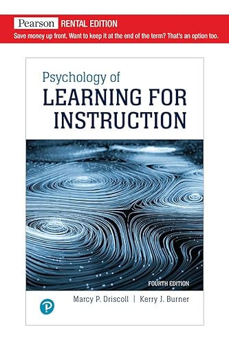 9780205578436: Psychology of Learning For Instruction