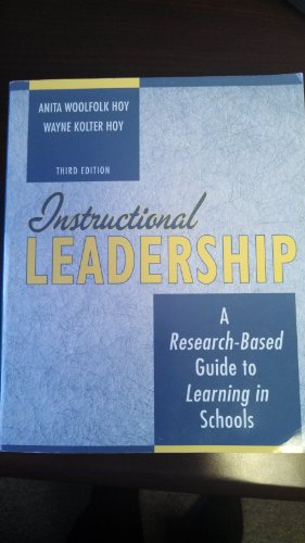 Beispielbild fr Instructional Leadership: A Research-Based Guide to Learning in Schools zum Verkauf von BooksRun