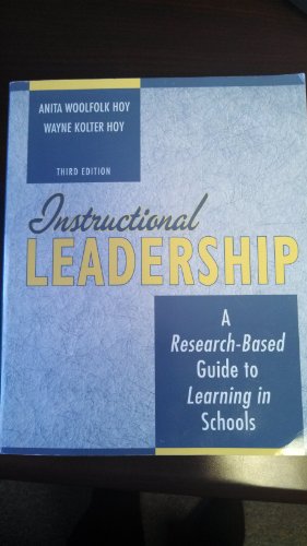 9780205578443: Instructional Leadership: A Research-Based Guide to Learning in Schools