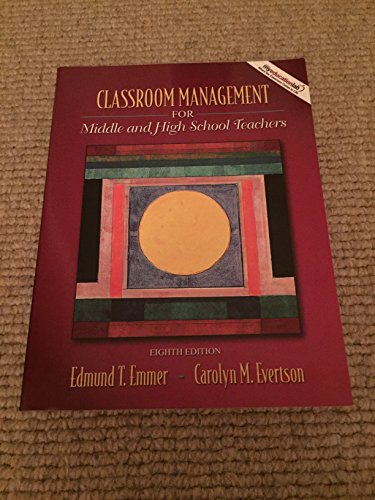 9780205578603: Classroom Management for Middle and High School Teachers