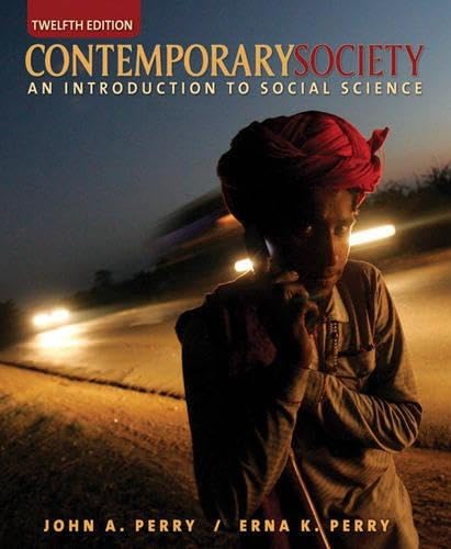 9780205578672: Contemporary Society: An Introduction to Social Science