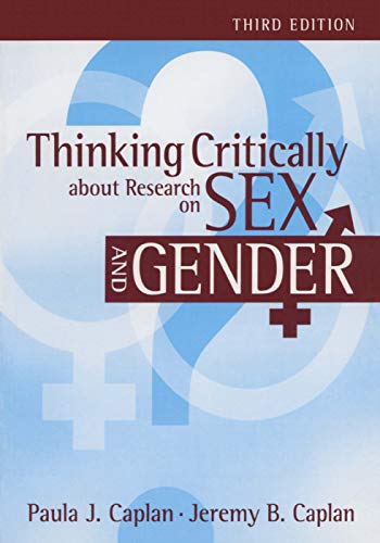 Imagen de archivo de Thinking Critically about Research on Sex and Gender a la venta por ThriftBooks-Atlanta