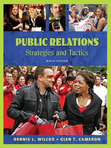 Beispielbild fr Public Relations: Strategies and Tactics zum Verkauf von BookHolders