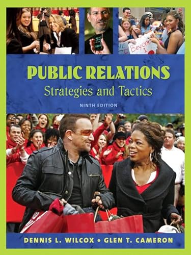 Imagen de archivo de Public Relations: Strategies and Tactics a la venta por BookHolders