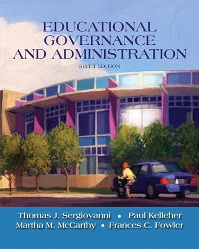 Imagen de archivo de Educational Governance and Administration a la venta por Books Unplugged