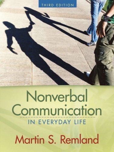 Beispielbild fr Nonverbal Communication in Everyday Life zum Verkauf von TextbookRush