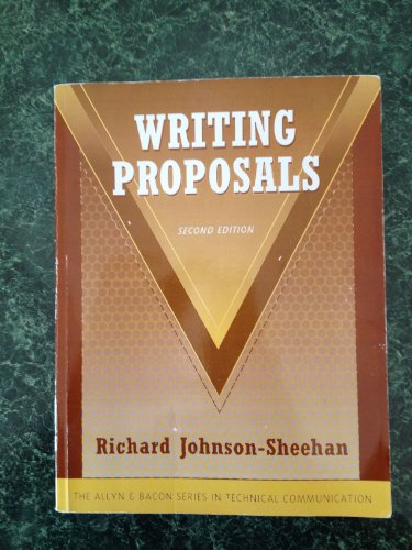 9780205583140: Writing Proposals