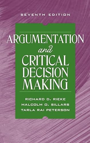 Beispielbild fr Argumentation and Critical Decision Making zum Verkauf von BooksRun
