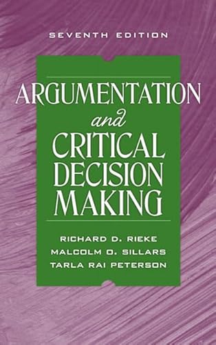 Imagen de archivo de Argumentation and Critical Decision Making a la venta por SecondSale