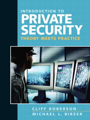 Stock image for Introduction to Private Security: Theory Meets Practice for sale by SecondSale