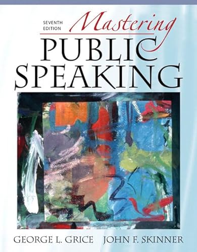 Beispielbild fr Mastering Public Speaking zum Verkauf von Better World Books