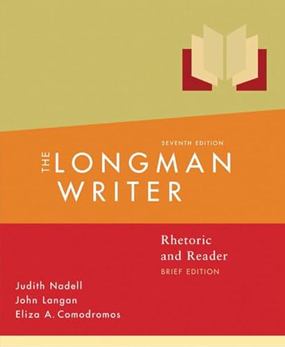 Stock image for The Longman Writer: Rhetoric, Reader, and Research Guide, Brief Edition (7th Edition) for sale by Wonder Book